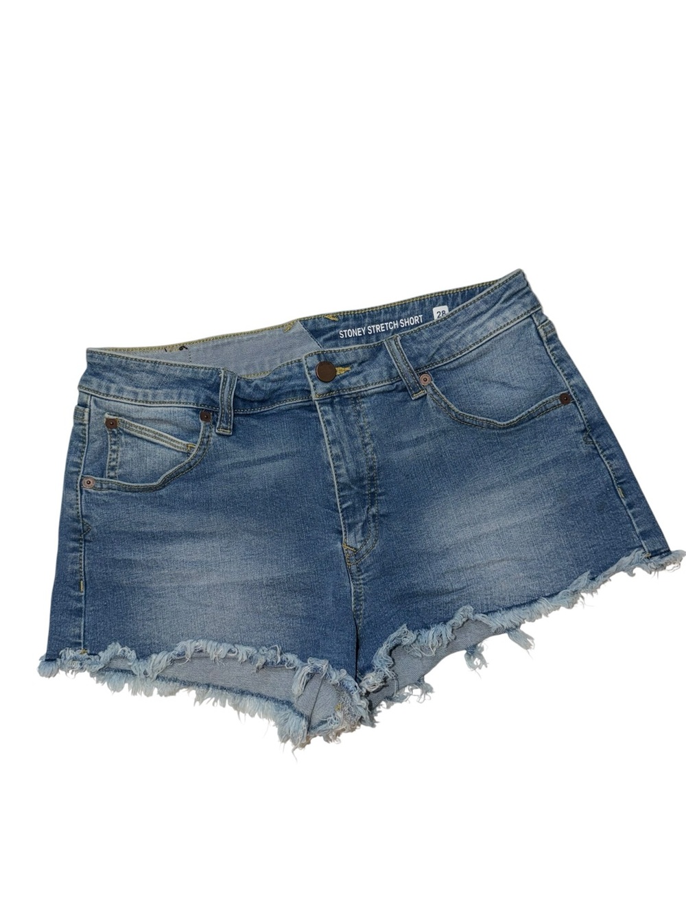 Denim Frayed Hem Women’s Blue Shorts